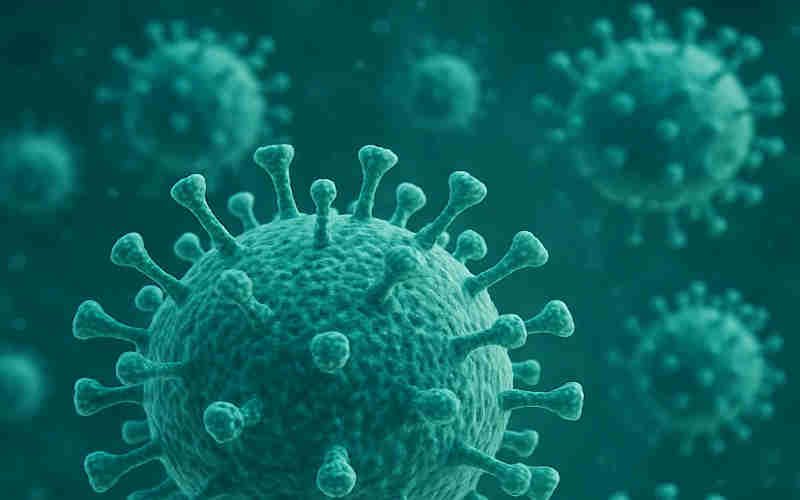 Virus espirituales, parásitos psíquicos, imagen de virus tomada por microscopio electrónico.