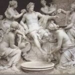 El dios Apolo, dios del arte de la adivinación y de las artes El dios Apolo